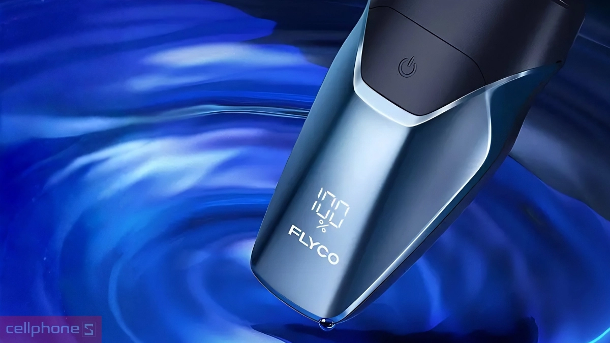 Hệ thống đèn báo máy cạo râu điện xoay Flyco FS889VN