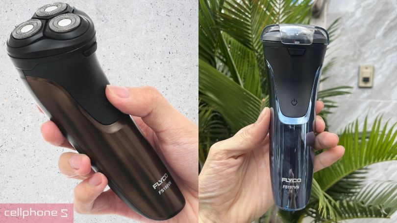 Máy cạo râu Flyco làm sạch râu hiệu quả, an toàn