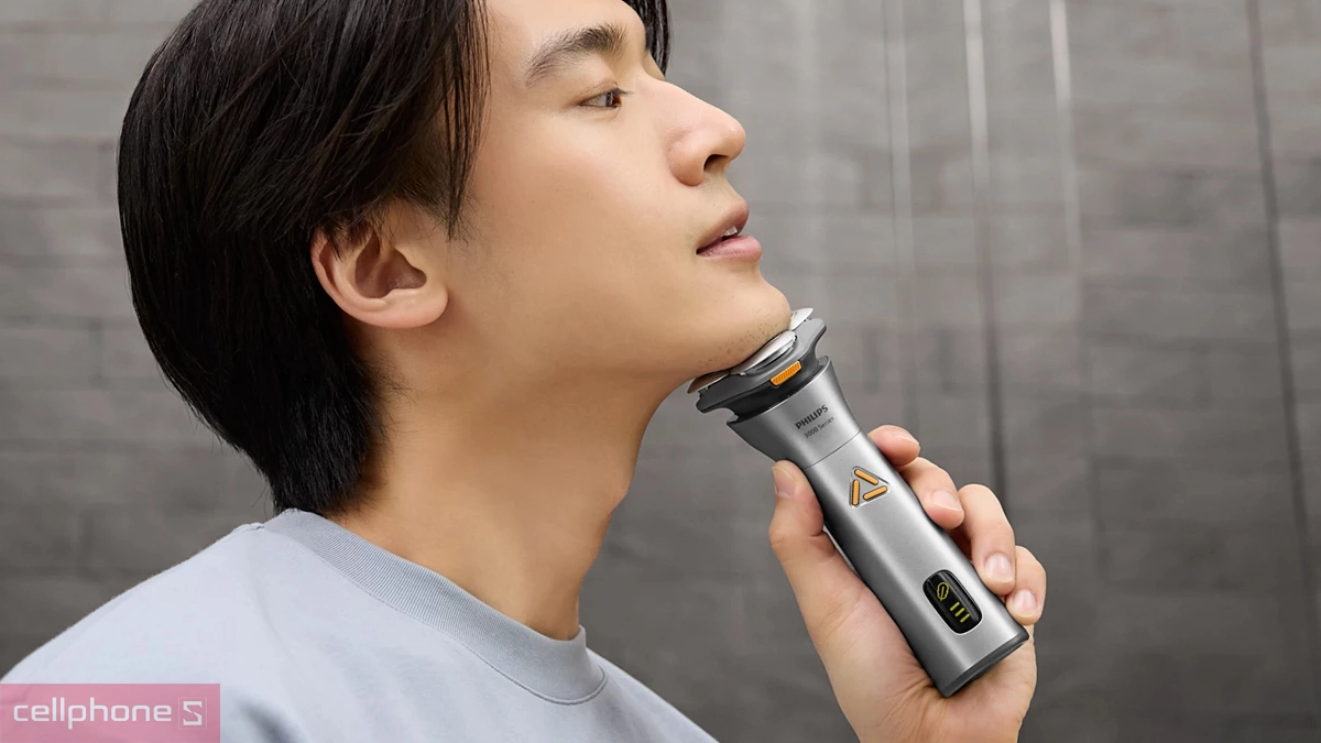 Chuẩn kháng nước IPX7 thích hợp cạo khô và ướt