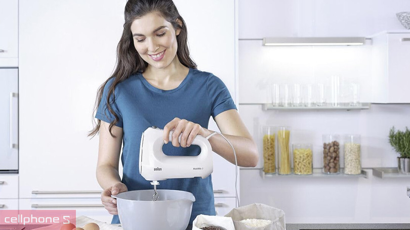 Hiệu suất hoạt động của máy đánh trứng cầm tay Braun HM1010WH