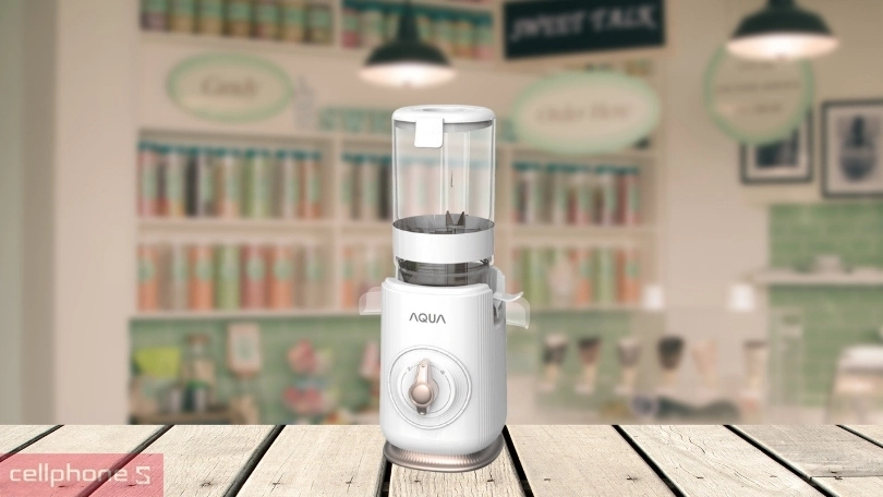 Khả năng vận hành êm ái, tính năng thông minh đi kèm của máy ép trái cây Aqua AQS-JSJ0901RW-VN