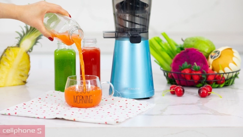 Hướng dẫn vệ sinh máy ép chậm Kalite KL-530