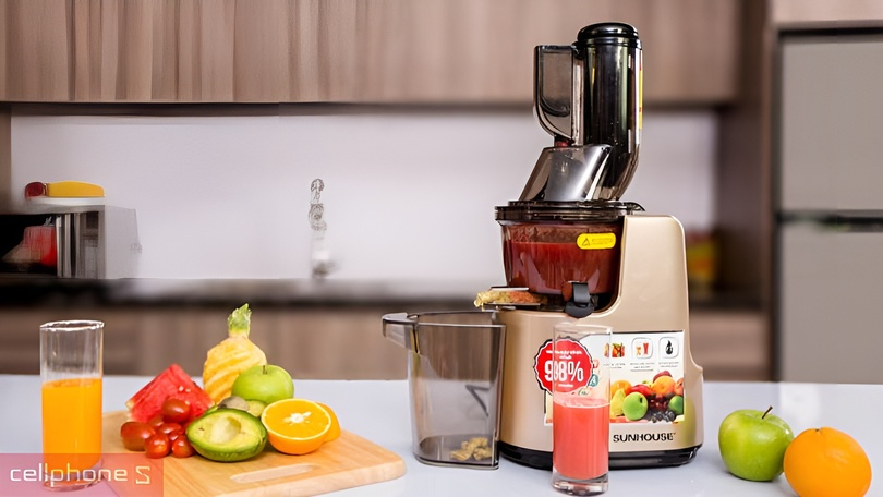 Mua máy ép trái cây Sunhouse dựa theo chức năng 