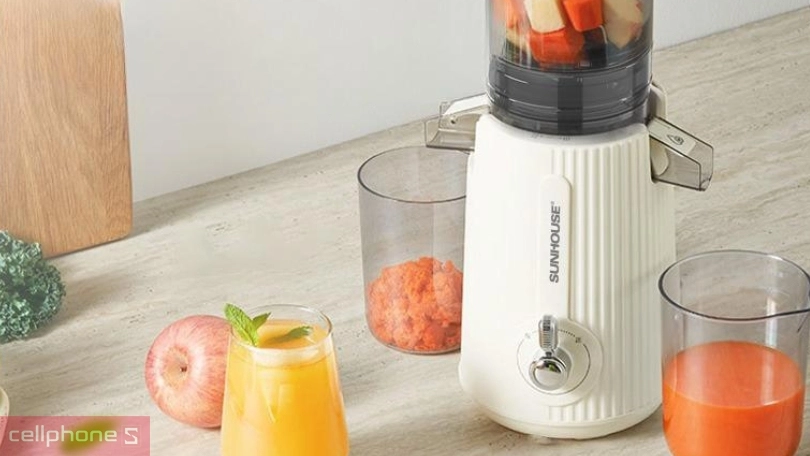 Công suất, tốc độ của máy ép chậm Sunhouse SHD5516