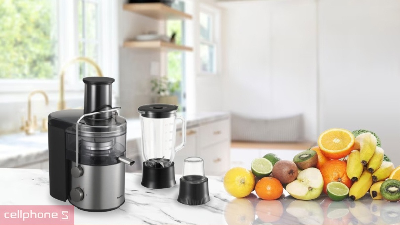 Máy xay ép đa năng Panasonic MJ-CB800SRA – Ép nhanh, bền bỉ