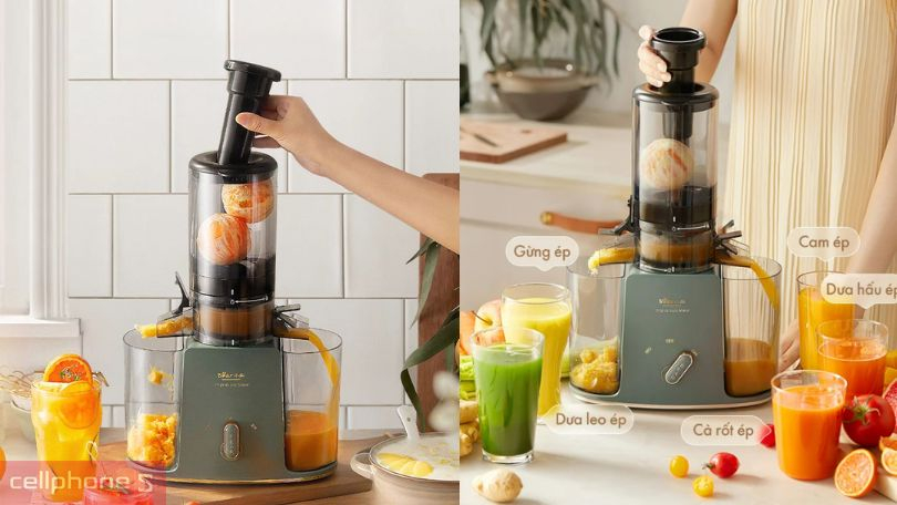 Khả năng tháo lắp, vệ sinh máy ép đa năng Bear YZJ-D01Y6