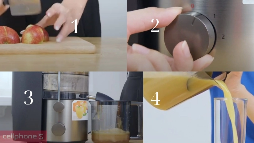 Hướng dẫn sử dụng máy ép trái cây Panasonic MJ-CB600SRA