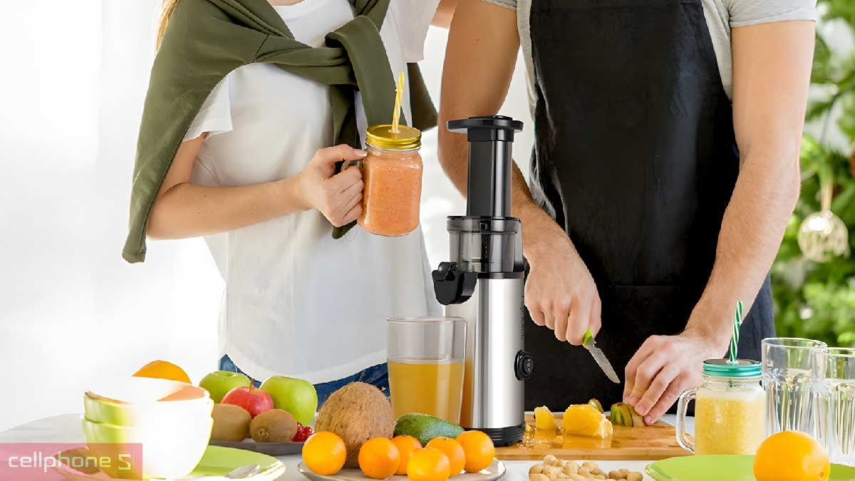 Chọn máy ép trái cây theo dung tích cối