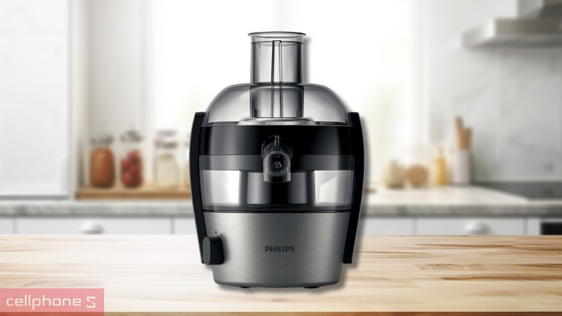 Máy ép trái cây Philips HR1836 - Thiết kế độc đáo, ép sánh mịn