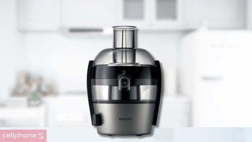 Máy ép trái cây Philips HR1836 - Thiết kế độc đáo, ép sánh mịn