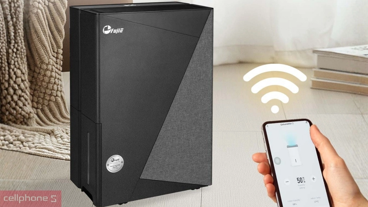 Các tiện ích thông minh, khả năng hỗ trợ điều khiển của máy hút ẩm dân dụng FujiE HM-930ED