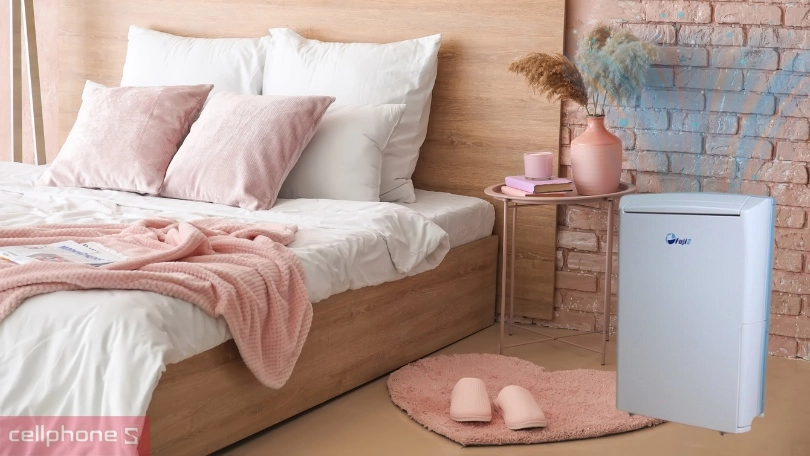 Độ ồn vận hành cùng chế độ hẹn giờ linh hoạt của máy hút ẩm Fujie HM-612EC