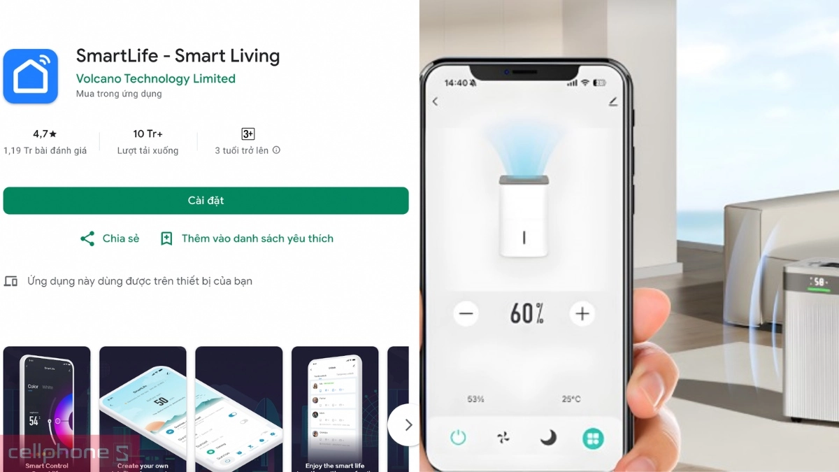 Hướng dẫn kết nối với máy hút ẩm dân dụng Fujihome DH40NW 40L với smartphone