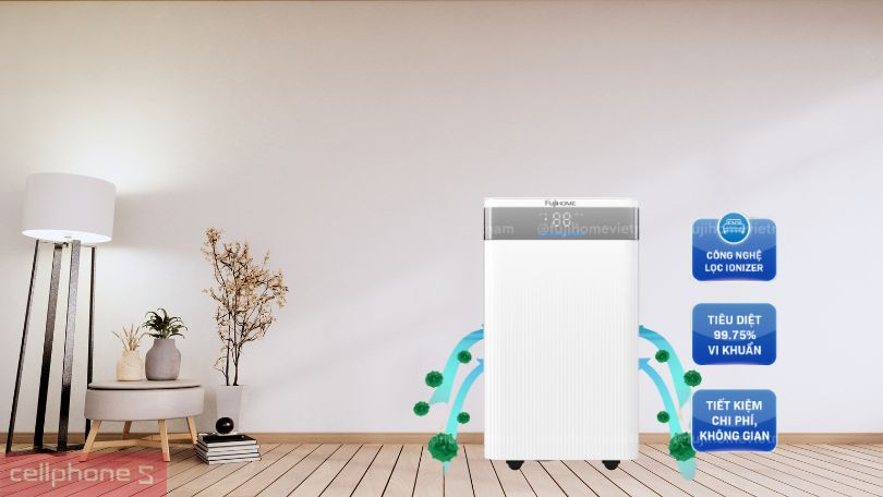 máy hút ẩm Fujihome 12L DH12NW