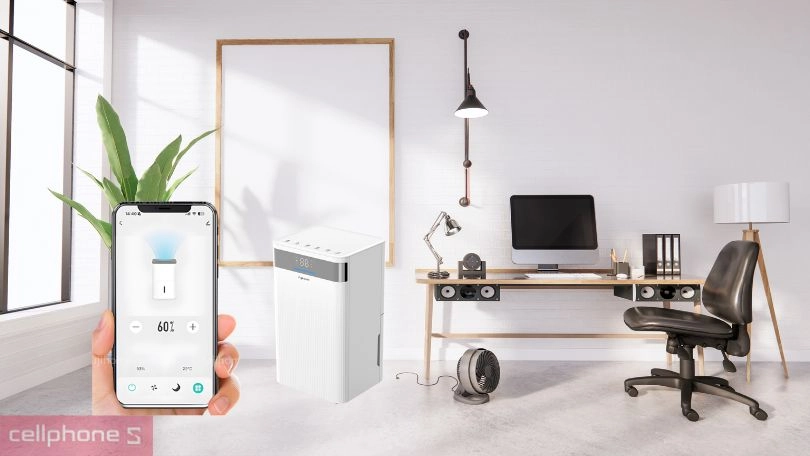Hướng dẫn kết nối máy hút ẩm Fujihome 12L DH12NW với điện thoại