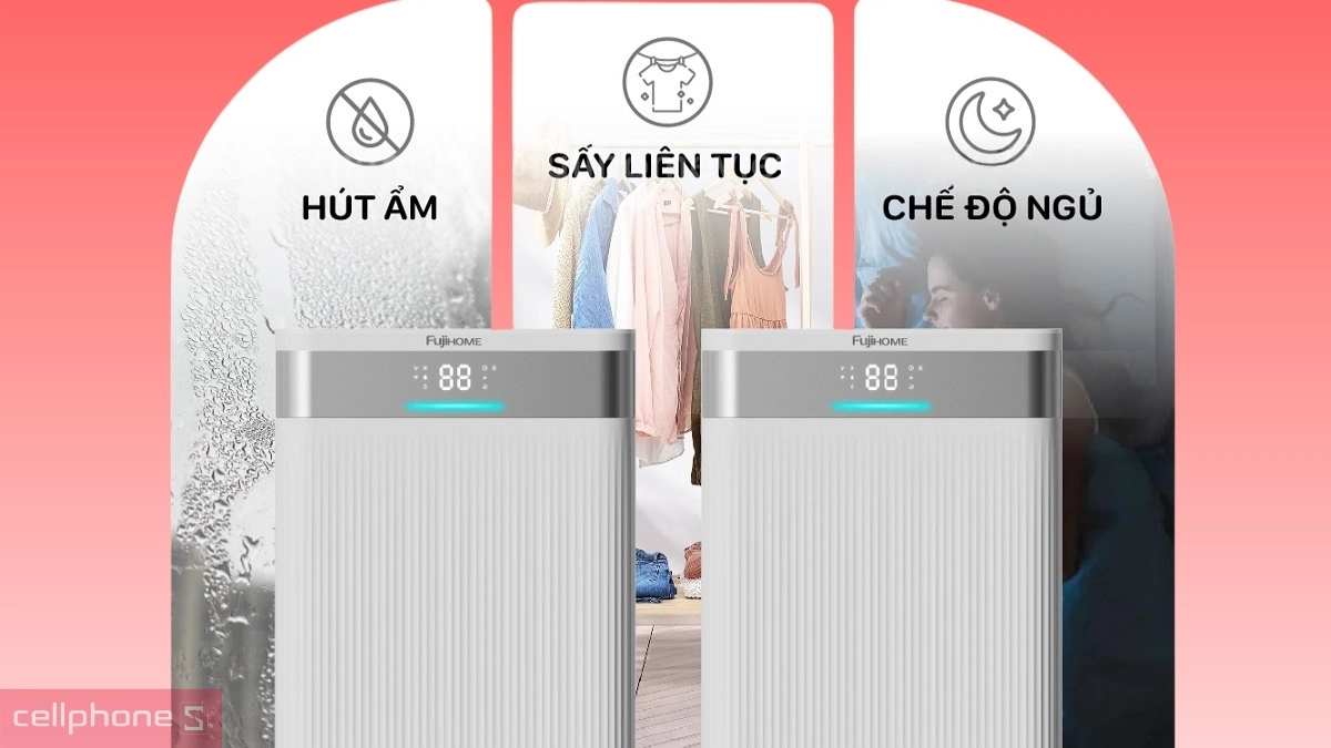 Máy hút ẩm DH16NW 16L