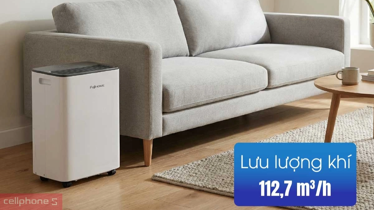 Khả năng hút ẩm máy hút ẩm Fujihome DH06LITE