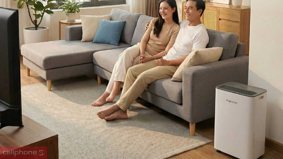 Công suất hoạt động máy hút ẩm Fujihome DH06LITE