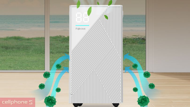Hiệu suất hút ẩm của máy hút ẩm Fujihome DH14