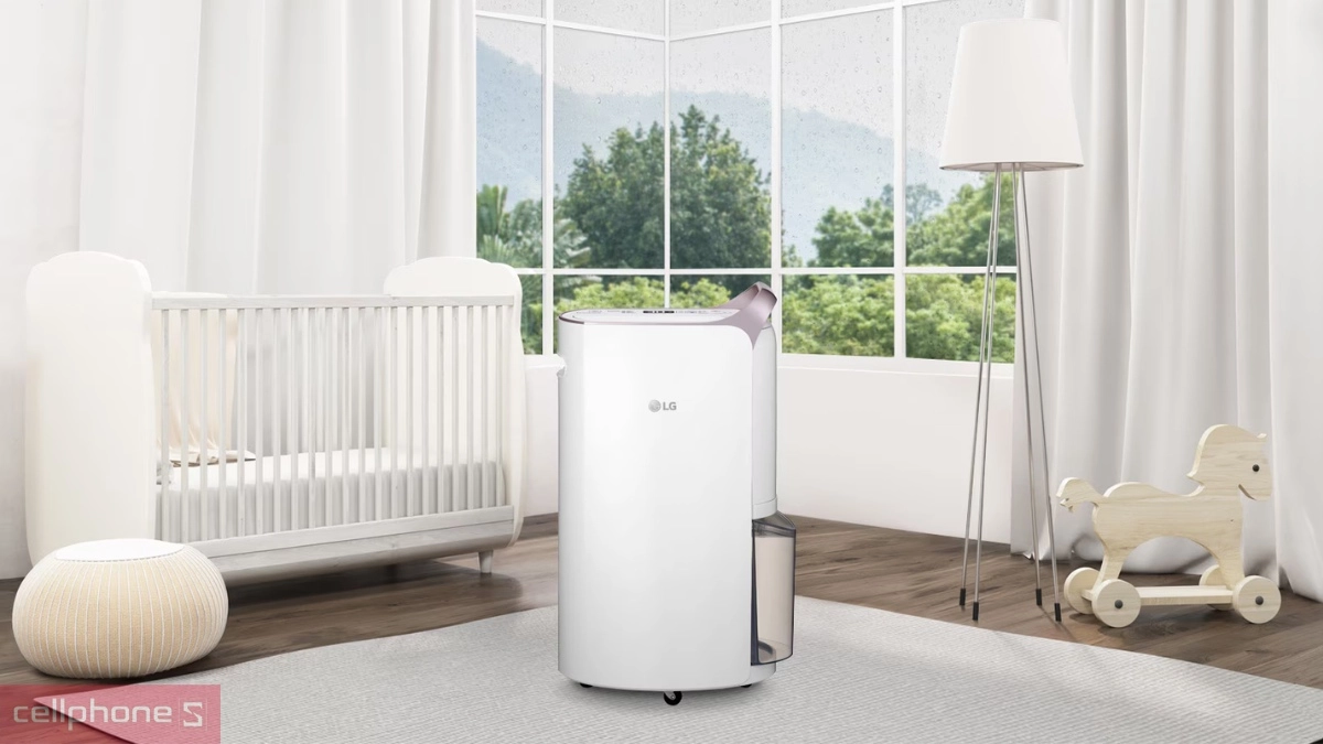 Duy trì độ ẩm máy hút ẩm LG Dual Inverter 16G MD16GQSE0.ABAE 28L