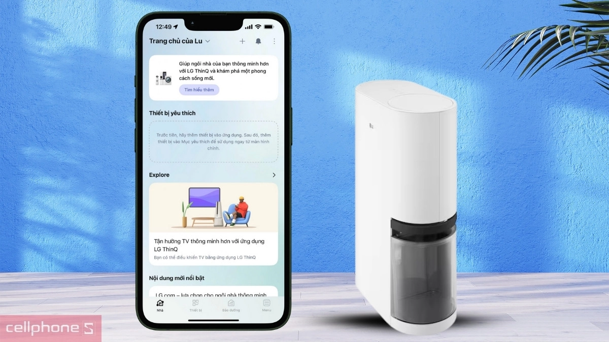 Đăng nhập máy hút ẩm LG Dual Inverter DD23GMWE1.ABAE