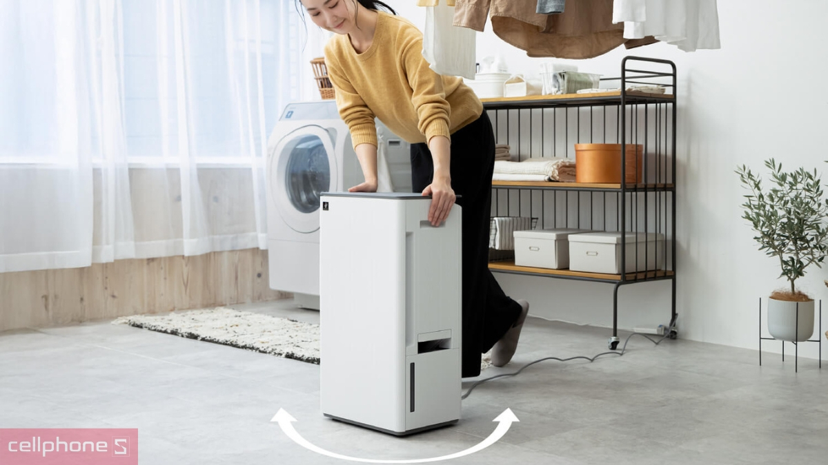 Thiết kế máy hút ẩm Sharp DW-T30HV-W 30L