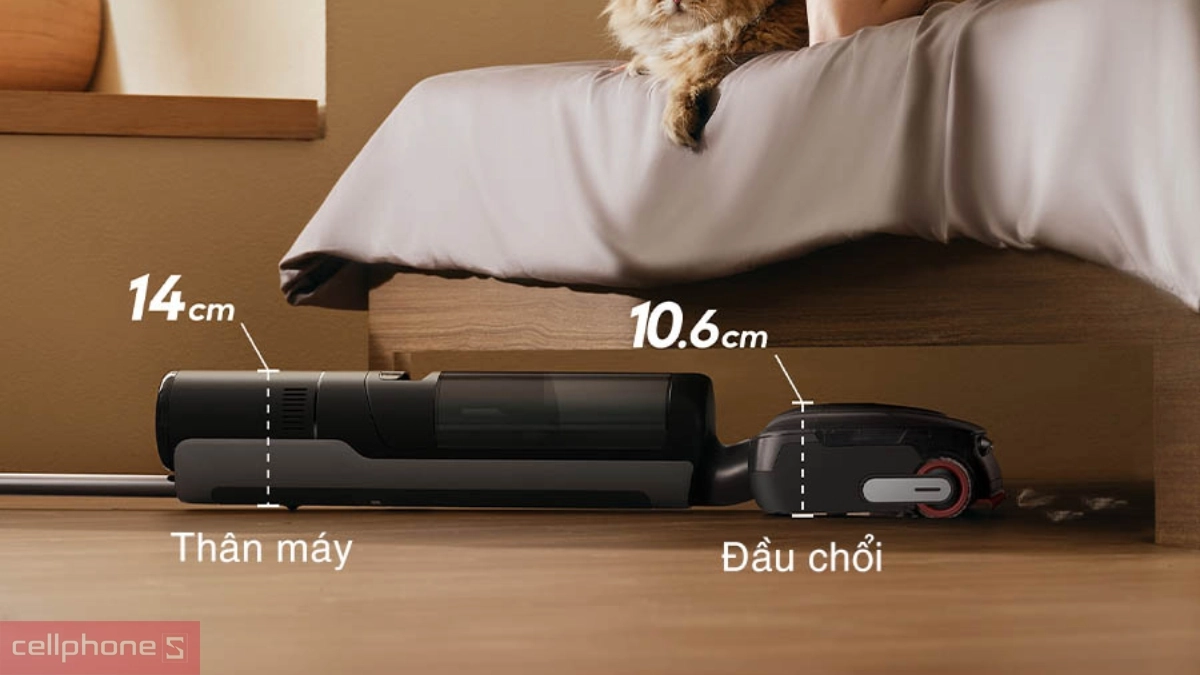 Thiết kế máy hút bụi cầm tay Dreame H15 Pro FoamWash