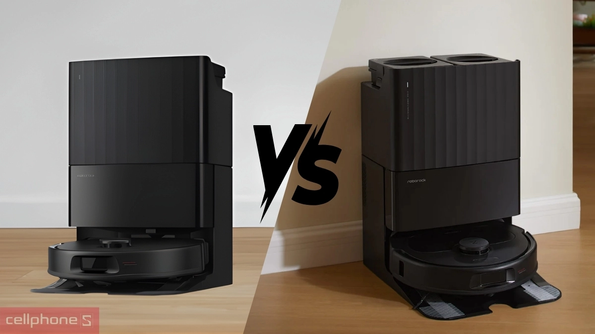So sánh robot hút bụi Roborock S Pro với Roborock Qrevo S