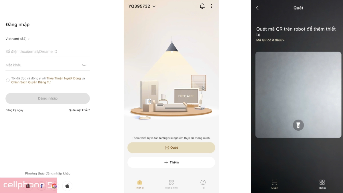 Hướng dẫn kết nối app robot hút bụi Dreame X50 Pro Ultra