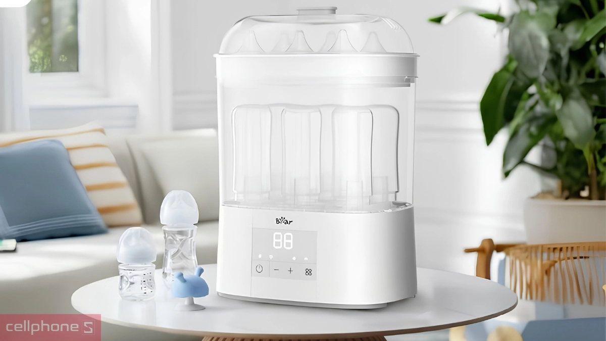 Công nghệ khử khuẩn hơi nước 360° trên máy tiệt trùng Bear ST-5H05E26