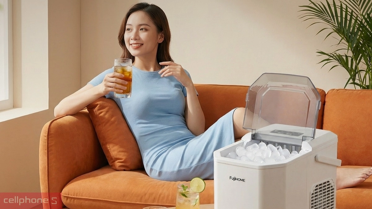 Độ ồn máy làm đá mini Fujihome IM12N