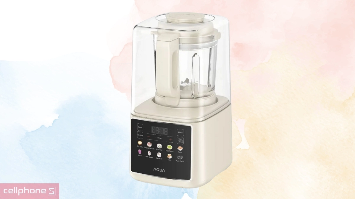 Công suất vận hành, tốc độ quay tối đa của máy làm sữa hạt Aqua AQS-BMT1201T(W)