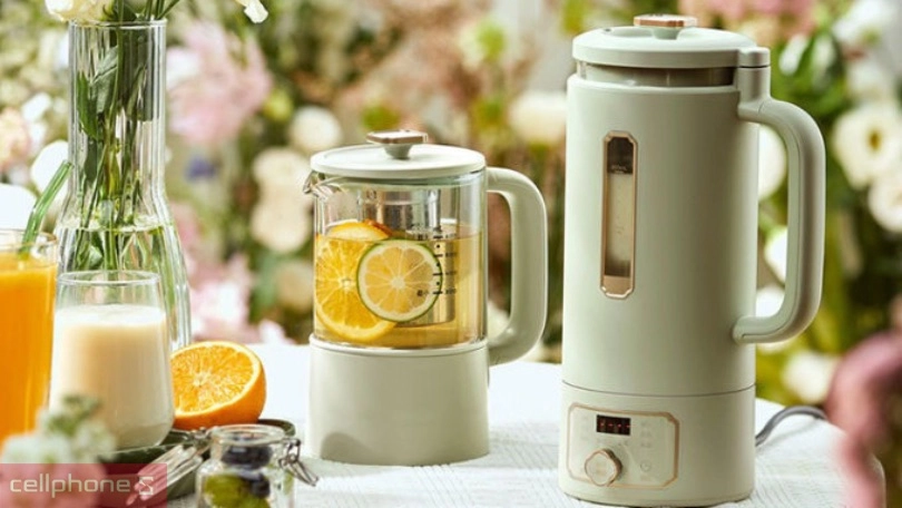 Máy làm sữa hạt đa năng Bear DJJ-B05Q2 - Đa dạng chế độ, xay nấu nhanh chóng