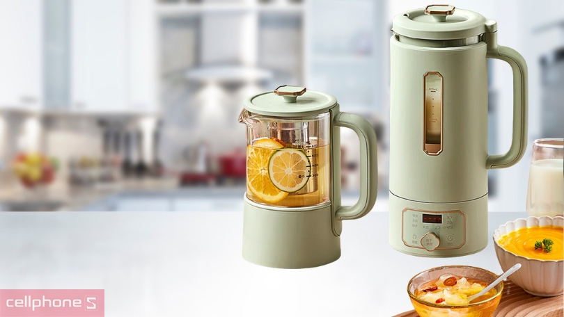 Máy làm sữa hạt đa năng Bear DJJ-B05Q2 - Đa dạng chế độ, xay nấu nhanh chóng