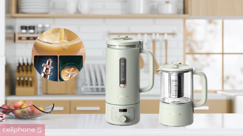 Máy làm sữa hạt đa năng Bear DJJ-B05Q2 - Đa dạng chế độ, xay nấu nhanh chóng