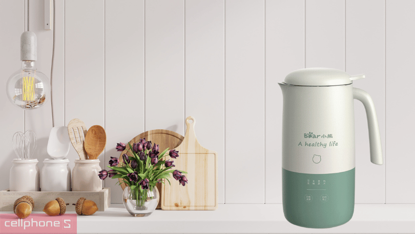 Máy làm sữa hạt Bear DJJ-B04N1 - Chất liệu Inox loại 304 và dung tích 350ml