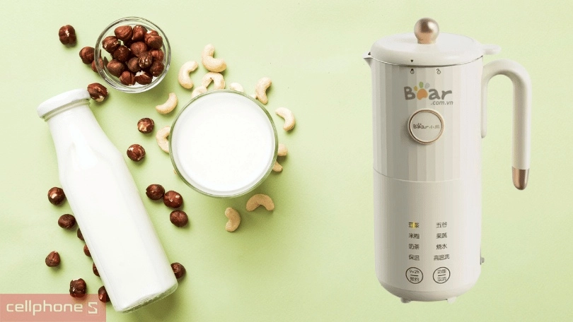 Khả năng vệ sinh của máy làm sữa hạt Bear DJJ-C05V1