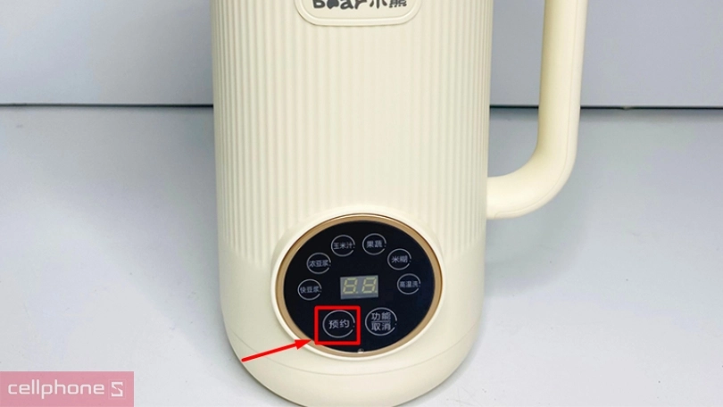 Cách hẹn giờ trên máy làm sữa hạt Bear DJJ-D06X3