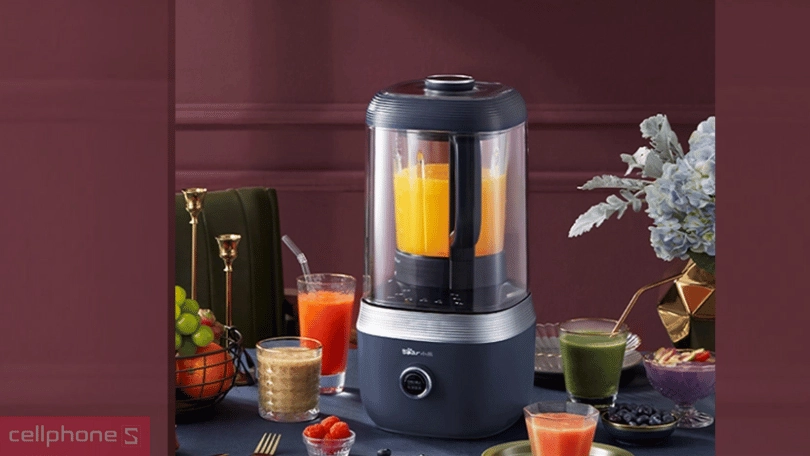 Máy làm sữa hạt Bear PBJ-B06S2 - chất liệu thủy tinh Borosilicat, dung tích 1.5L