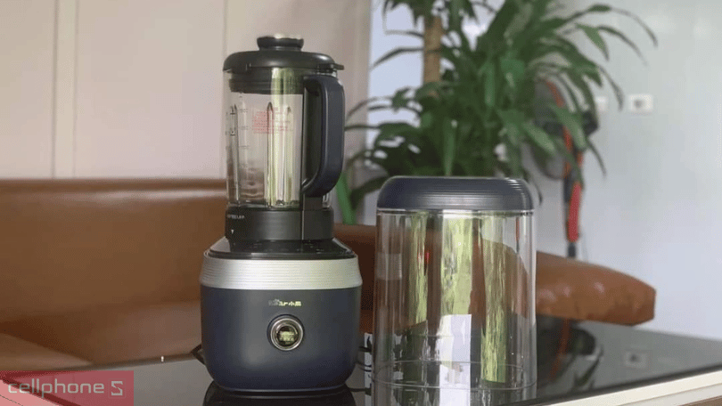 Máy làm sữa hạt Bear PBJ-B06S2 - chất liệu thủy tinh Borosilicat, dung tích 1.5L