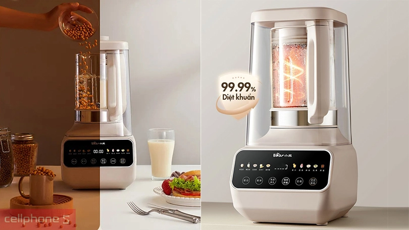 Thiết kế máy làm sữa hạt Bear PBJ-D08T1