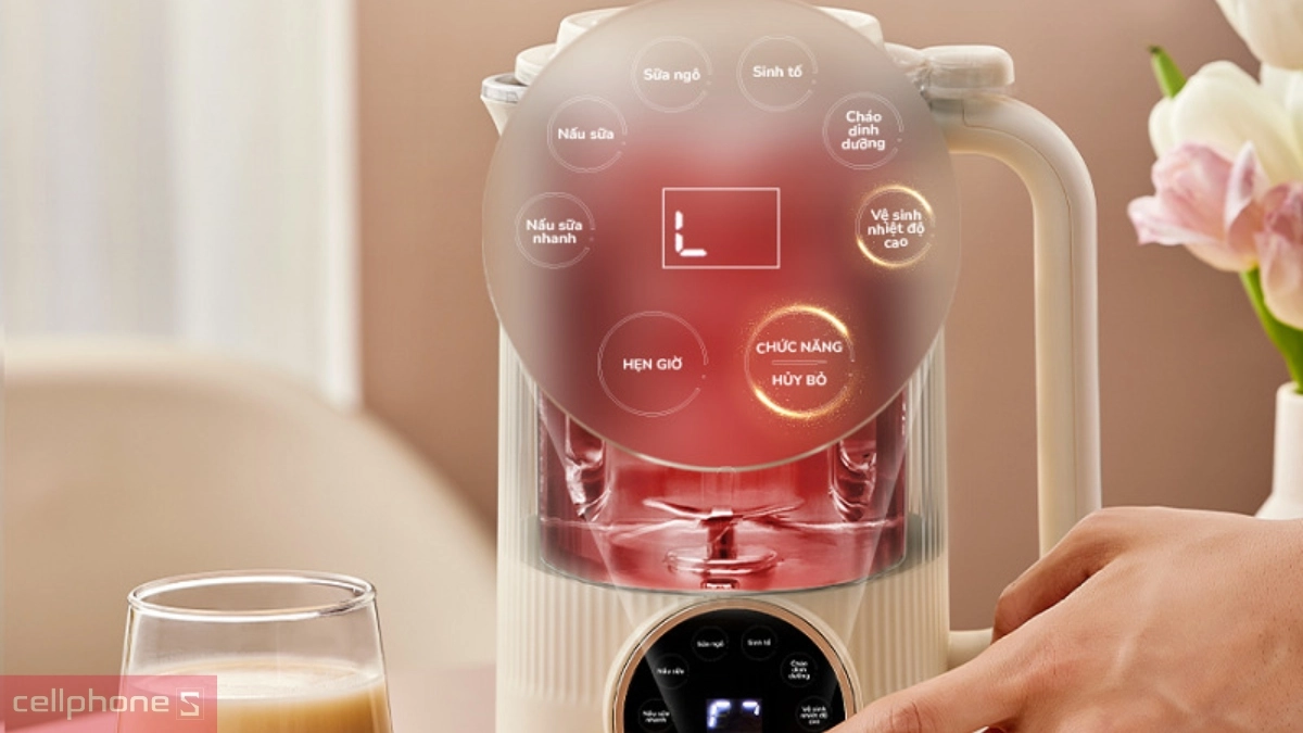 Các chế độ nấu hiện đại của máy làm sữa hạt Bear SB-SH06C