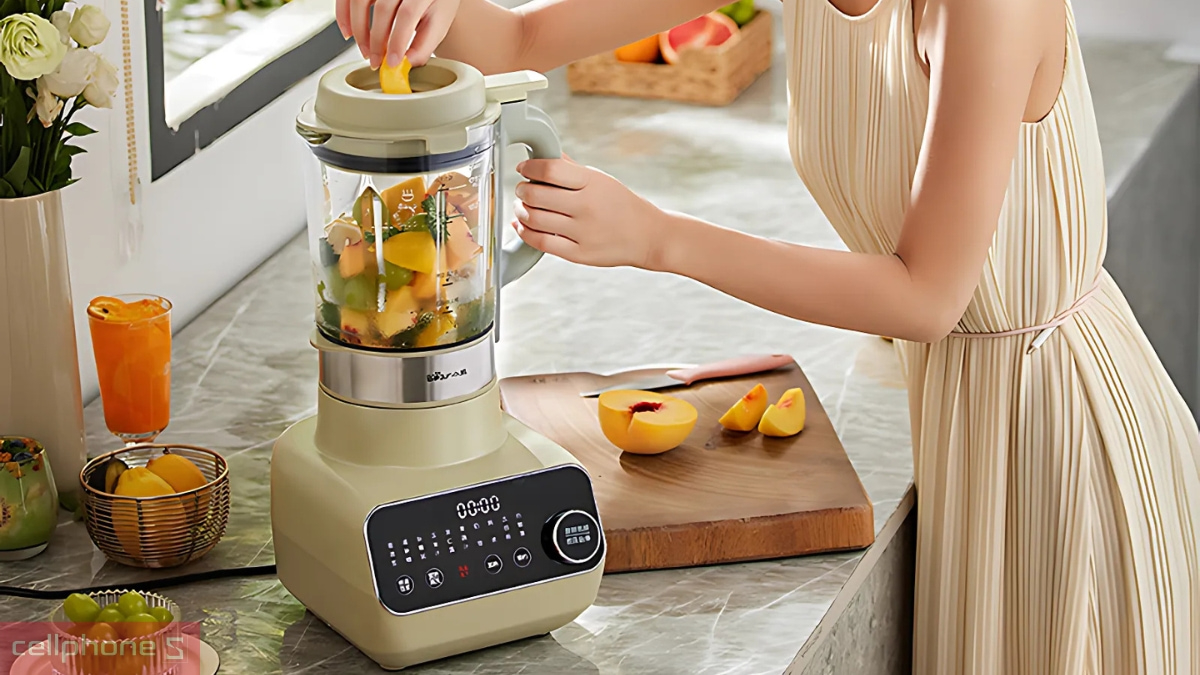 Khả năng vận hành với đa dạng chế độ nấu của máy làm sữa hạt Bear SB-SH17V