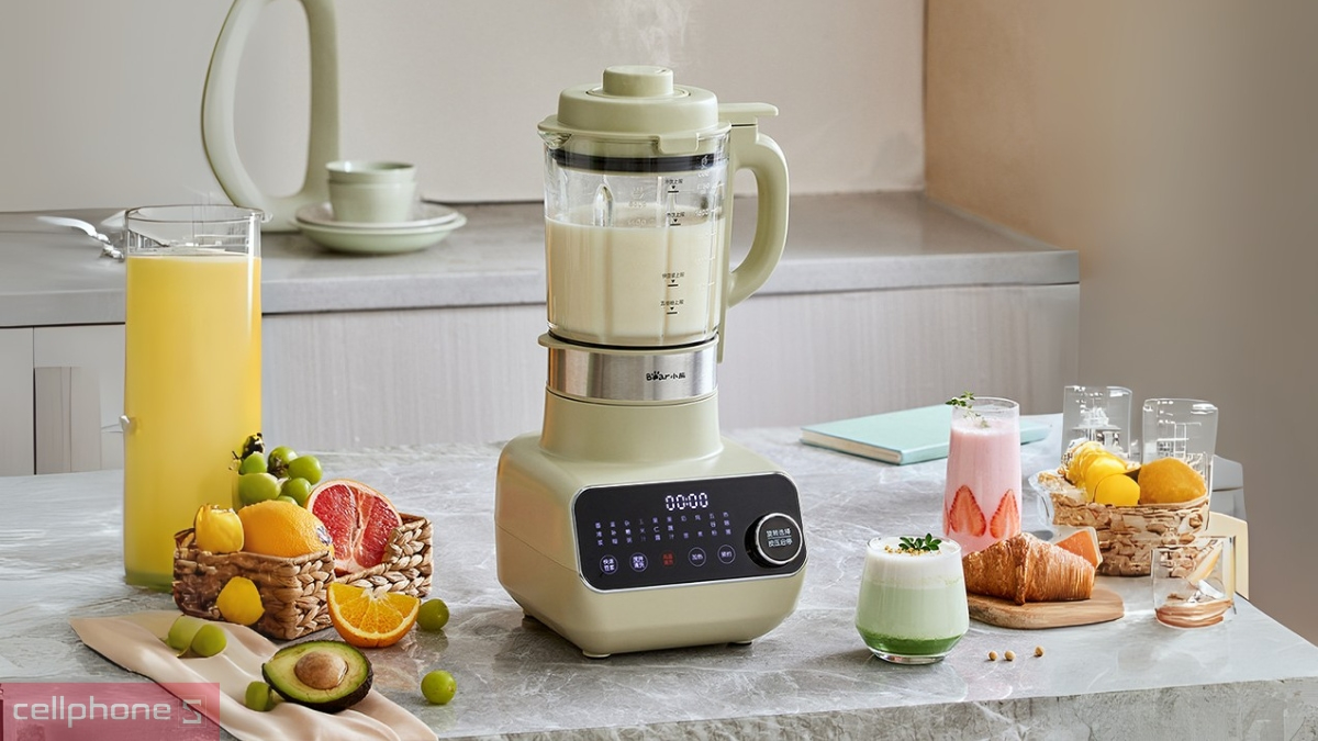 Công suất hoạt động, độ ồn vận hành của máy làm sữa hạt Bear SB-SH17V