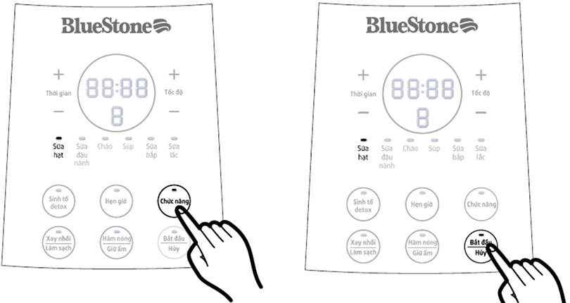 Hướng dẫn vận hành máy làm sữa hạt Bluestone Blb - 6033 1.75