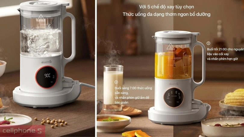 Máy làm sữa hạt Deerma Nu500W - Lựa chọn hàng đầu cho mọi gia đình