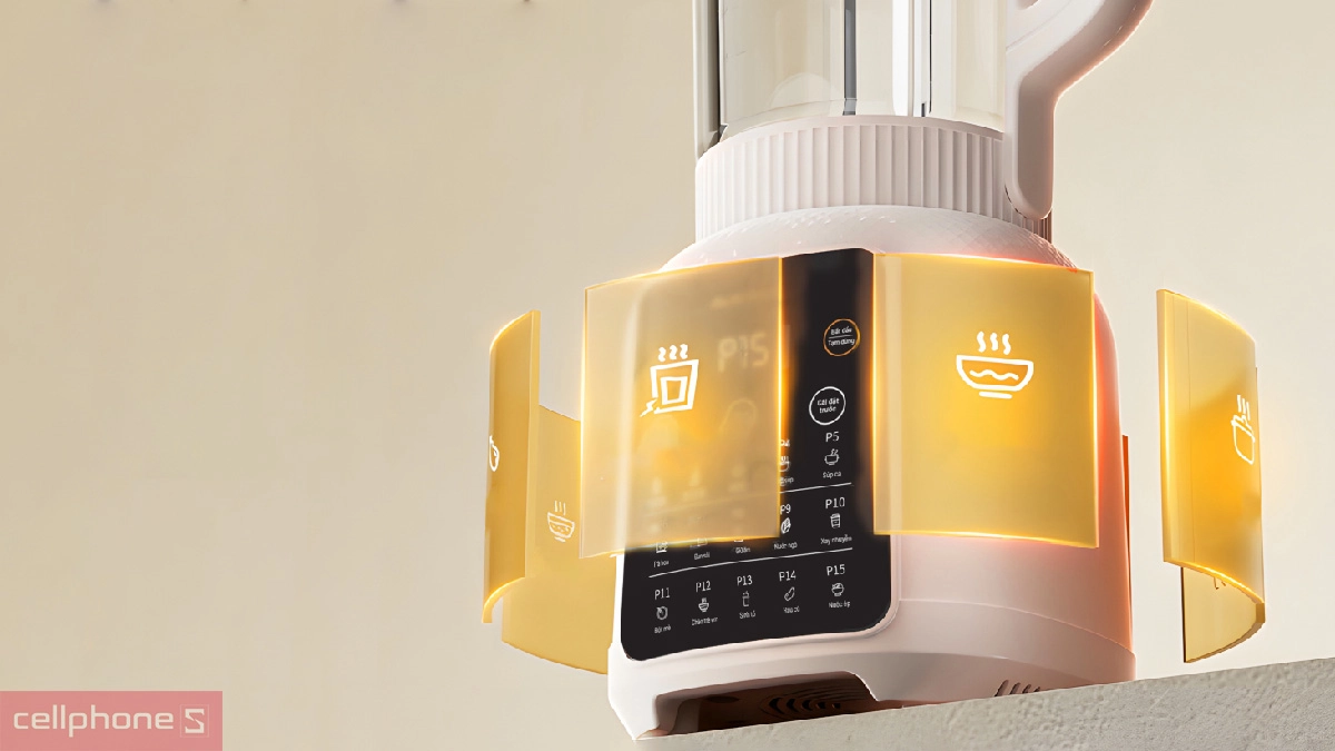 15 chế độ nấu đa dạng máy làm sữa hạt Fujihome SM01B