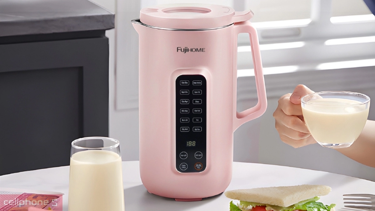 Thiết kế máy làm sữa hạt Fujihome SM1626