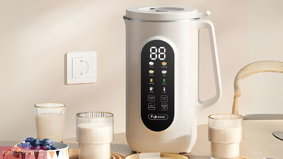 Các chức năng thông minh tích hợp kèm của máy làm sữa hạt FujiHome SM1636