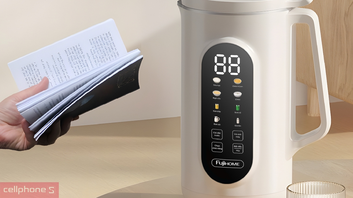 Công suất, tốc độ xoay của máy làm sữa hạt FujiHome SM1636